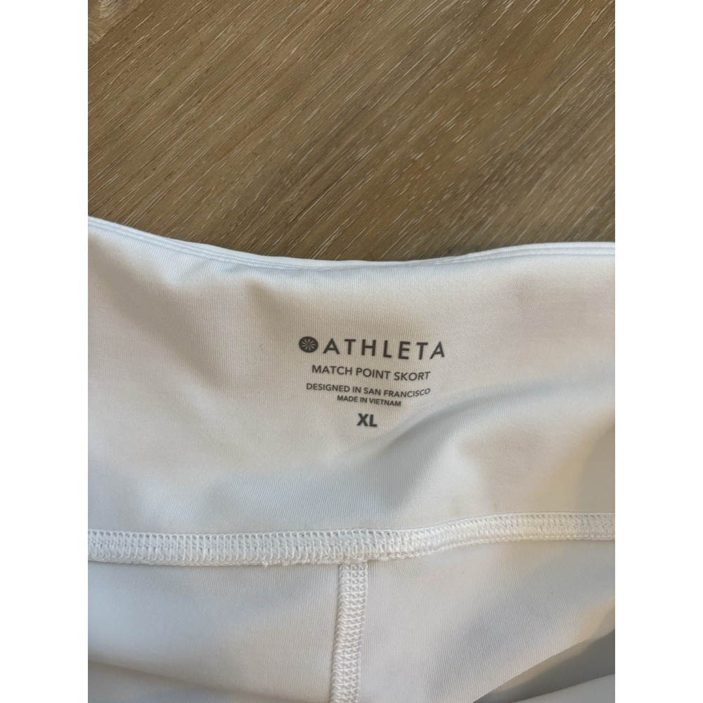 Athleta Skort Skirt Womens XL Match Point Golf Hiking Tennis Modest Pocket Aline - Picture 5 of 10